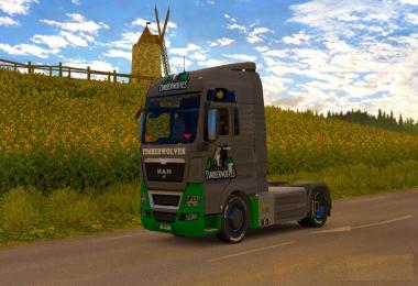 Skin Timber Wolves for MAN TGX