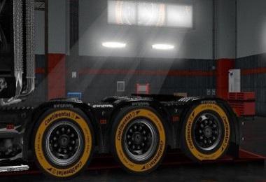 Continental Tyre Orange