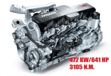 Daf XF 105 560 HP real tuning engine V1.1
