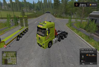 Holmer & Claas Mercedes Actros MP4 SLT + Dolls Trailer v1