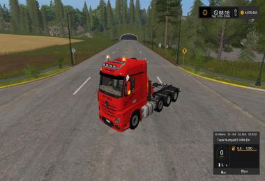 Holmer & Claas Mercedes Actros MP4 SLT + Dolls Trailer v1