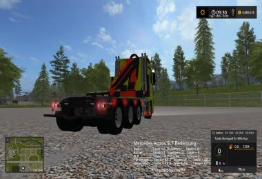 Holmer & Claas Mercedes Actros MP4 SLT + Dolls Trailer v1