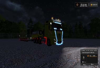 Holmer & Claas Mercedes Actros MP4 SLT + Dolls Trailer v1