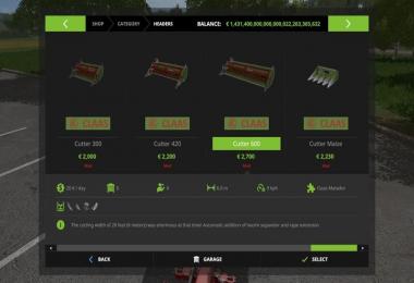 Claas Matador Pack FS2017 v1.0