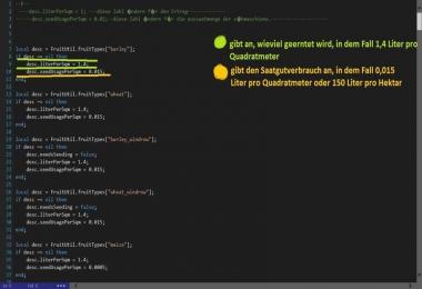 Ertragsmod with real crop yield and seed rates v3.0