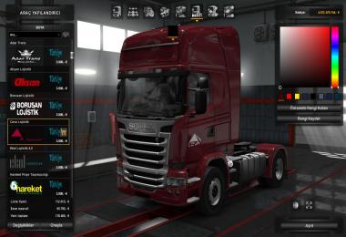 ETS 2 - Turkish Logistics Companies Paint Jobs Pack 1.28.x