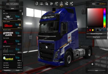 ETS 2 - Turkish Logistics Companies Paint Jobs Pack 1.28.x