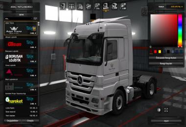 ETS 2 - Turkish Logistics Companies Paint Jobs Pack 1.28.x