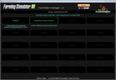Free FS17 Mod Folder Manager Software v1.0