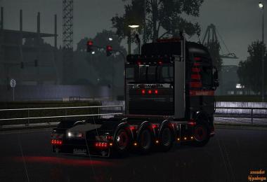 Heavy Haulage Chassis Addon for DAF XF Euro 6 1.28.x