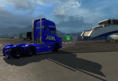 JGNL TRANSPORT SCANIA TORPEDO TOPLINE SKIN + TRAILER