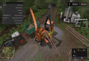 MAN TGS 18.480 with Jenz HEM583 Woodcrusher V1.4