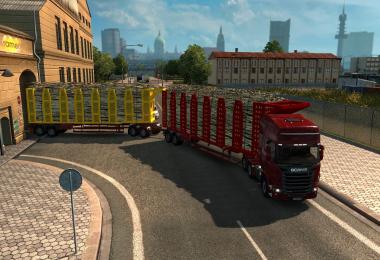PACK CARGO DOUBLE TRAILERS ETS2 1.28