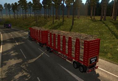 PACK CARGO DOUBLE TRAILERS ETS2 1.28