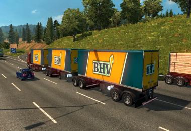 PACK CARGO DOUBLE TRAILERS ETS2 1.28
