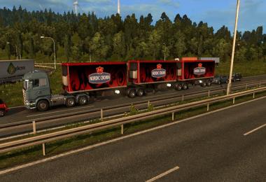 PACK CARGO DOUBLE TRAILERS ETS2 1.28