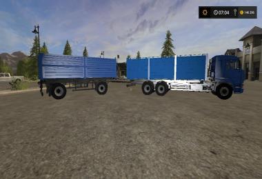 Pack KamAZ 65117 and 2 trailers v1.6