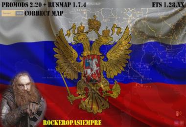 ProMods & RusMap Correctmap 1.28