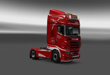 Scania R700 Skyteam skin 1.28