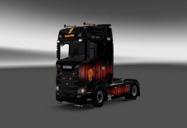Scania S730 Asphalt Cowboys skin 1.28