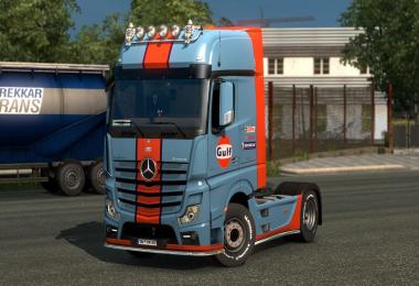 Skin Gulf for Mercedes-Benz Actros MP4 1.28.x
