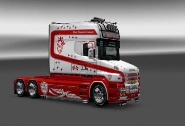 Skin Heavy Transportic Company for Scania T Longline
