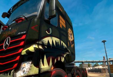 Skin Ready for Duty! Mercedes Actros (Big Stars) 1.28