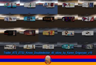 Trailer Krone Doubledecker 40 Skins by Karen Grigoryan