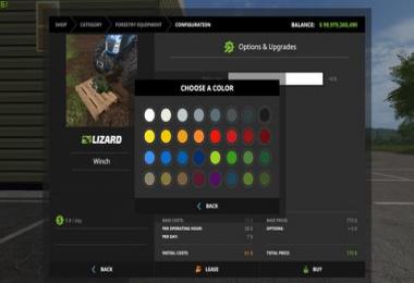 Winch Color pickable v1.0