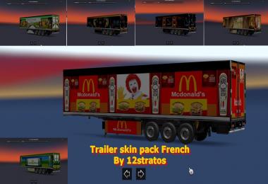 Ets2 Trailer Skin Pack French v1.0