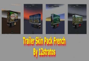 Ets2 Trailer Skin Pack French v1.0