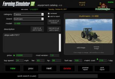 FS17 Dashboard v1.0