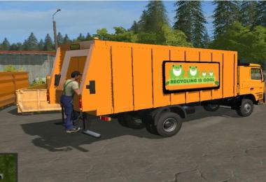 Garbage truck Mercedes Actros v1.1 Autoload