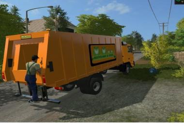 Garbage truck Mercedes Actros v1.1 Autoload