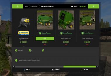 John Deere Premium Balers V3.0