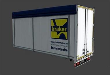 Kraker Walkingfloor Box for the DAF XF by 50k