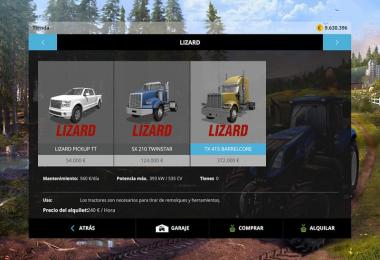 Lizard Trucks Pack v1.0