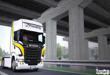PrimaFrio – Scania R + Cheareau Trailer Skin Pack v1.0