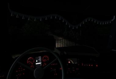 Scania RJL Red Dashboard Light 1.28.x