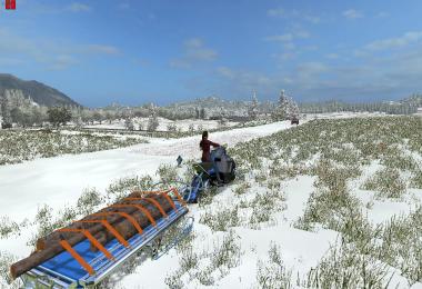 Sled Trailer for ATV's & Snowmobiles v1