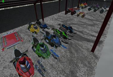 Sled Trailer for ATV's & Snowmobiles v1