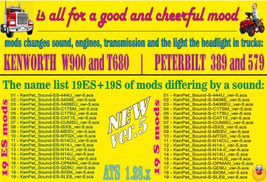 Sounds KenPet for trucks ATS KenPet v5.0