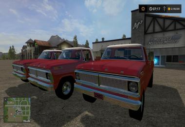 1970 Ford F-100 Triple Pack v1.0