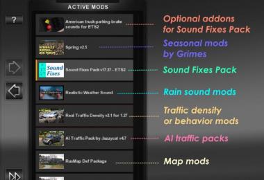 [ATS] Sound Fixes Pack v17.78