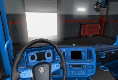 Blue interior for Scania 2016 1.30