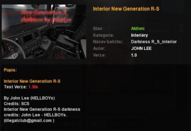Darkness R&S Interior v1.0