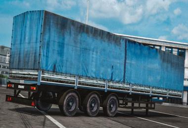 Dirty rusty trailer NEFAZ 93341 1.28-1.30