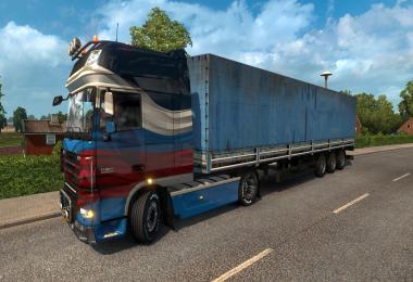 Dirty rusty trailer NEFAZ 93341 1.28-1.30