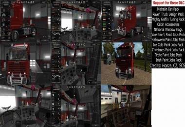 DLC cabin pack for Scania 143m v1.0