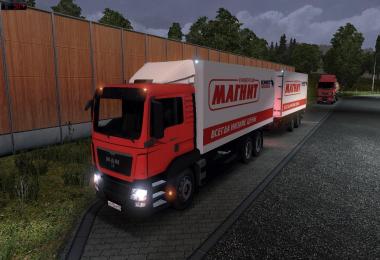 Double Trailer Cargo & AI Traffic for Russian Open Spaces 1.30.x
